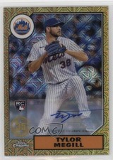 2022 Series 1 1987 Topps Chrome Silver Pack Mojo 259/299 Tylor Megill Auto 0v0m