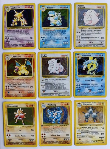 Complete Pokemon Card Base Set 102/102 WOTC 1999 Charizard, Blastoise, Venusaur - Picture 9 of 24