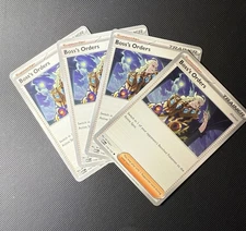 X4 Boss's Orders [Ghetsis] 114/132 - Mega Evolution - Pokemon TCG Playset NM