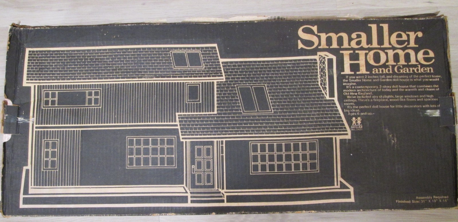 Tomy Smaller Homes Dollhouse House MId-Century Modern (MCM) New in Box