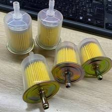 5pcs 38 Fuel Filter Motorcycle Tractor-car Inline Gas Fuel Line Any Gas -us