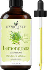 Lemongrass Essential Oil 1 Fl Oz 100 Pure and Natural Premium Grade Essen