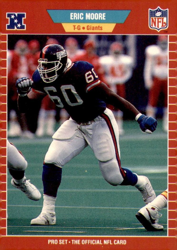 1989 Pro Set - Eric Moore #279 (RC)