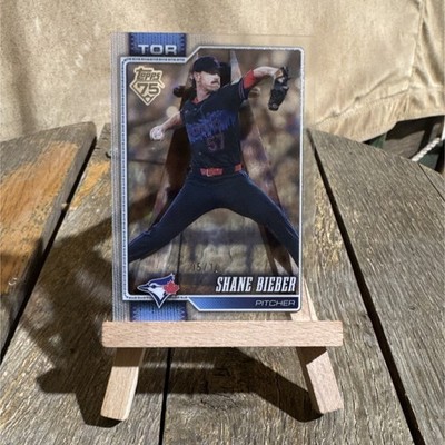 🔥Topps 75 Shane Bieber Toronto Blue Jays acetate #422 Serial Numbered 05/10 🔥
