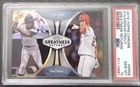 HANK AARON MIKE TROUT 2019 Topps Chrome Greatness Returns Refractor PSA 10
