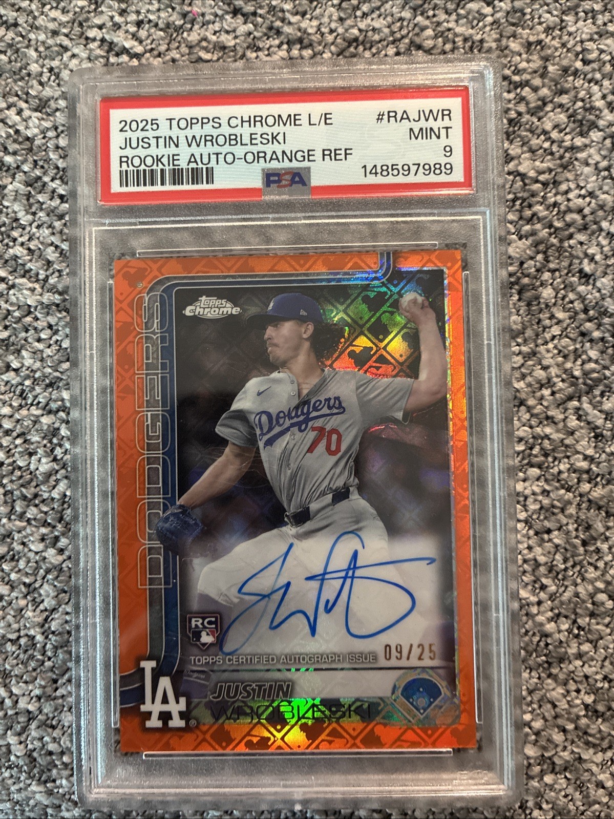 2025 Topps Chrome Logofractor Edition - Rookie Autographs Justin Wrobleski...