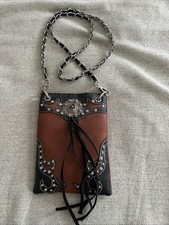 Western Cowgirl Crossbody Bag Purse Black & B...