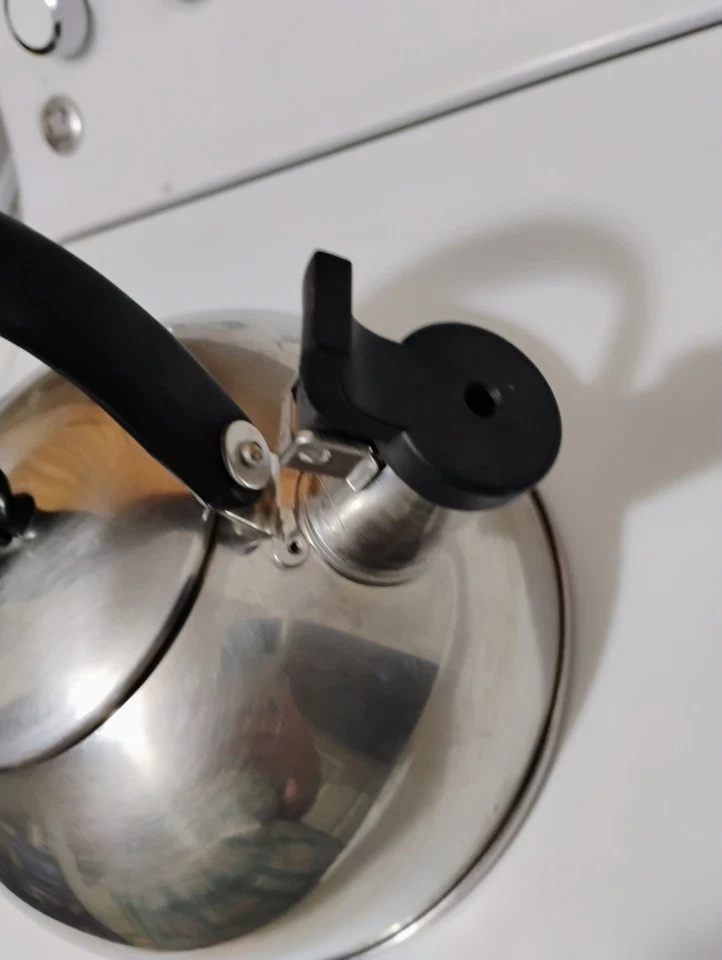 Tetera Kamenstein Whistling acero inoxidable/con mango y perilla para mantenerse frescos Foto 2 de 4