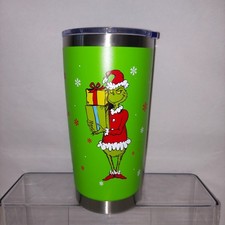 Dr Seuss How The Grinch Stole Christmas Stainless Steel Travel Tumbler Mug 20 Oz