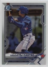 2021 Bowman Draft Chrome Refractor Rikelvin De Castro #BDC-188 6u5