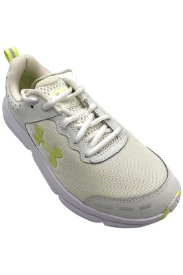 Under Armour Women's Charged Assert 10 Sneaker White/Yllw