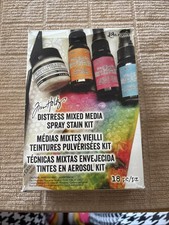 Tim Holtz Distress Mixed Media Spray Stain Kit. New. Never opened