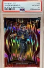 2024 Panini Select - Jayden Daniels #26 Black & Red Shock Prizm (RC) PSA 10
