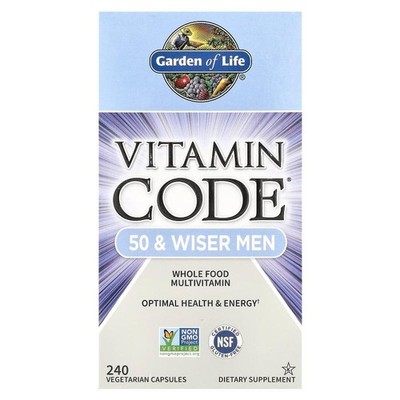 Garden of Life, Vitamin Code , Whole Food Multivitamin, 240 Vegetarian Capsules