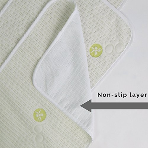 New Best Washable Absorbent Bamboo Rayon Baby Changing Pads 6 Pack - Extra Soft thumbnail 4