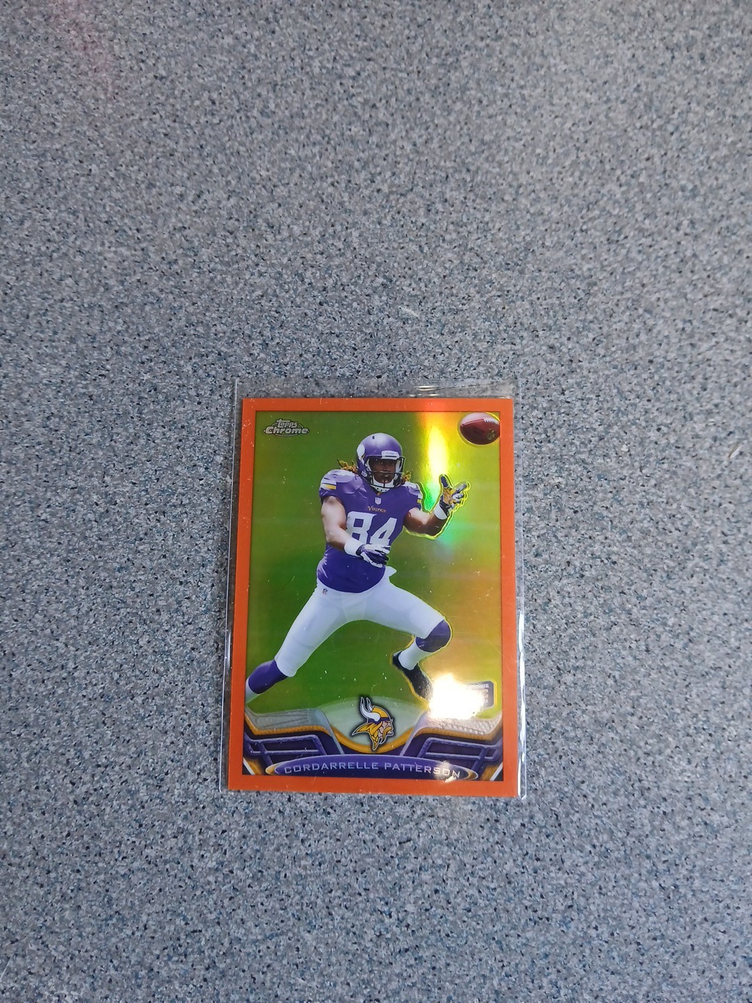 cordarrelle patterson 2013 Topps Chrome Rookie Orange Refractor A7
