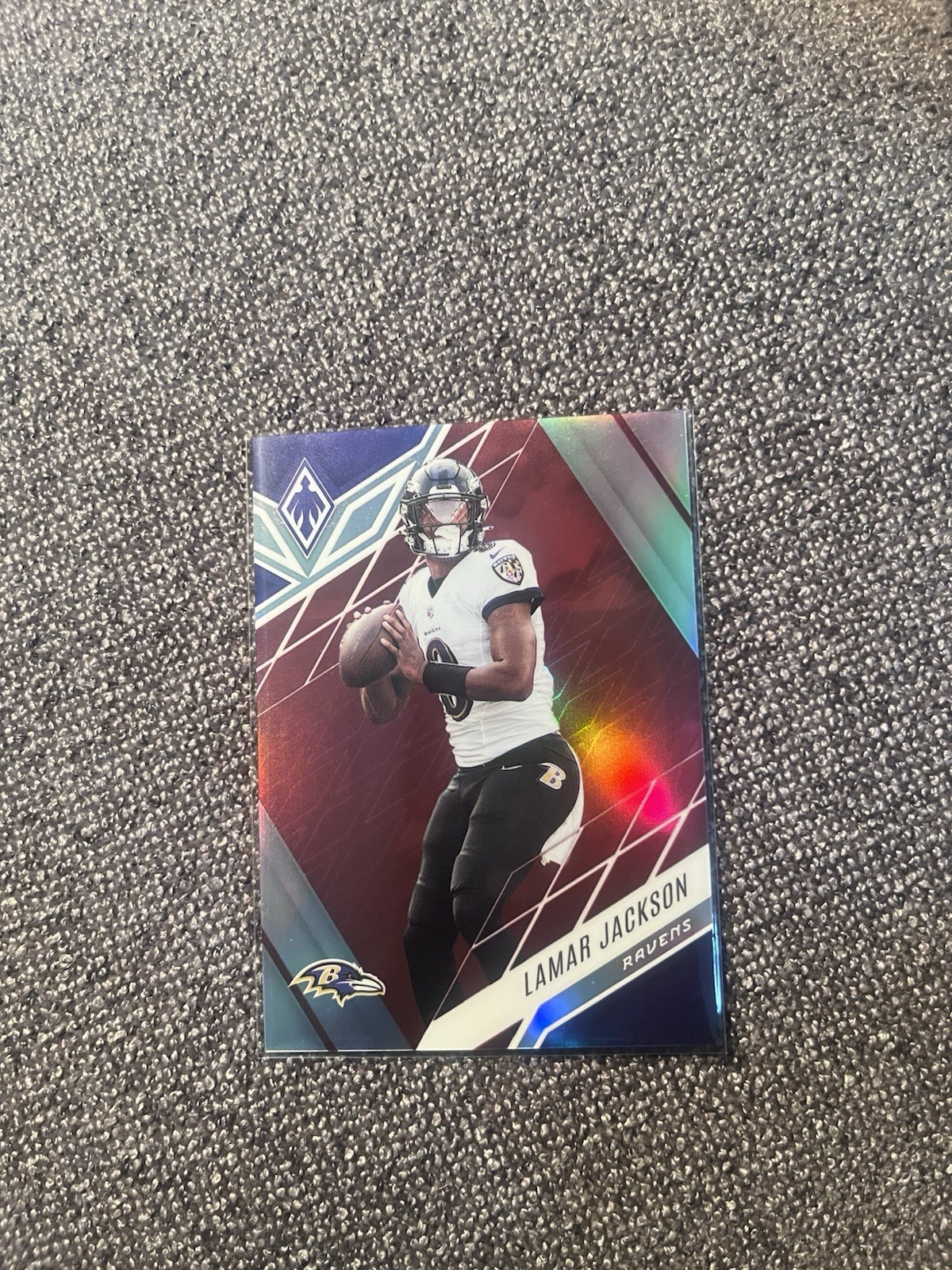 2022 Panini Phoenix Lamar Jackson Red #/250 Ravens