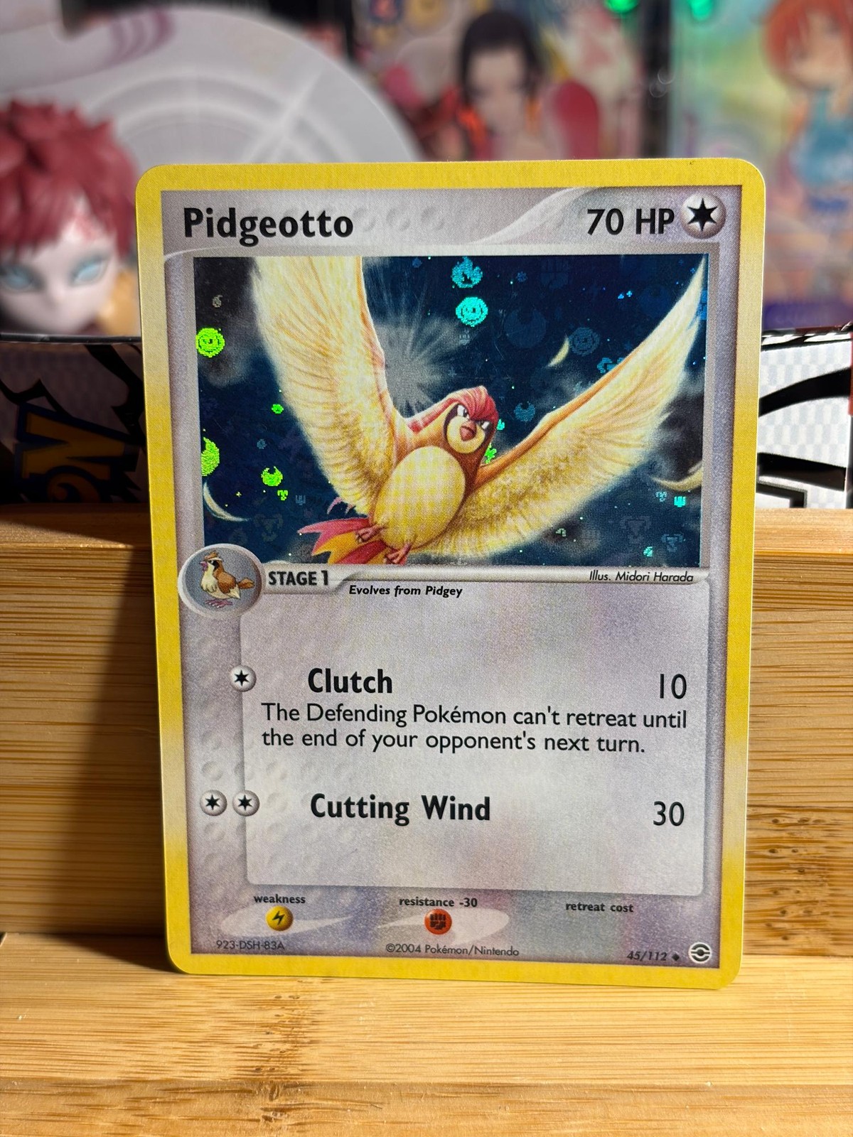 PIDGEOTTO 45/112 FireRed & LeafGreen Uncommon Reverse Holo Pokemon TCG LP