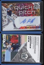 2021 Panini Mosaic Quick Pitch Disco Circles Autograph #20 Alex Kirilloff Twins