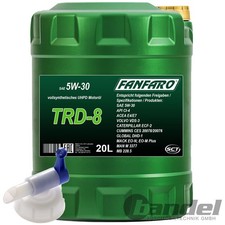 20 LITER FANFARO TRD-8 UHPD 5W-30 VOLLSYNTHETISCHES MOTORÖL + HAHN API CI-4 20 LITER FANFARO TRD-8 UHPD 5W-30 VOLLSYNTHETISCHES MOTORÖL + HAHN API CI-4