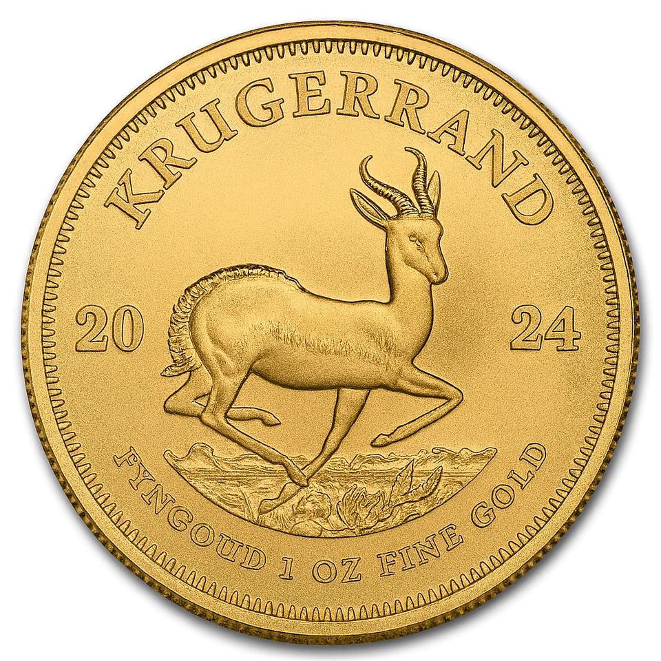 South Africa 1oz .9167 Gold Krugerrand BU - Brilliant Uncirculated Condition - Image 2 of 2