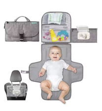 Portable Baby Diaper Changing Pad Waterproof with Pockets