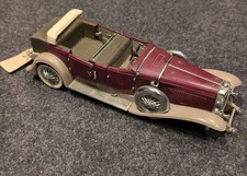 Franklin Mint 1/24 Scale 1930 Deusenberg J Derham Tourster - Grey/Maroon, Spares