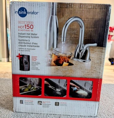 Insinkerator H-HOT150C-SS Instant Hot Water Dispenser System NEW OPEN BOX Chrome