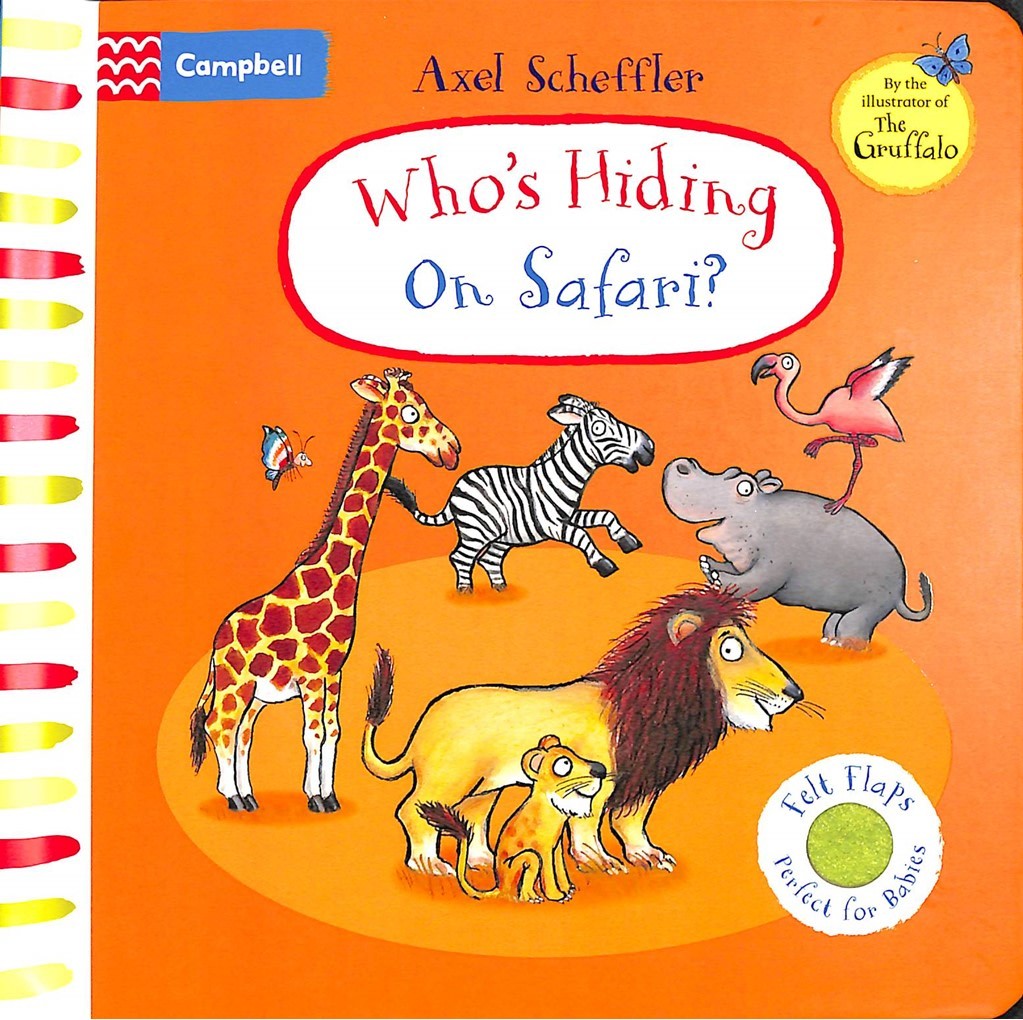 Who's Hiding On Safari?: A soft flaps book perfect for babies! (Campbell Axel S - Image 7