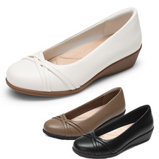 DREAM PAIRS Women Low Wedge Flats Arch Suppor...