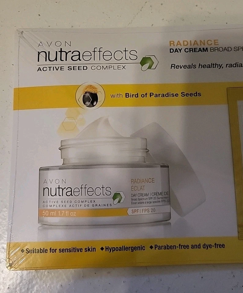 AVON-NUTRA EFFECTS -RADIANCE Day Cream & BALANCE & HYDRATION Night Cream SAMPLES - Image 4 of 4