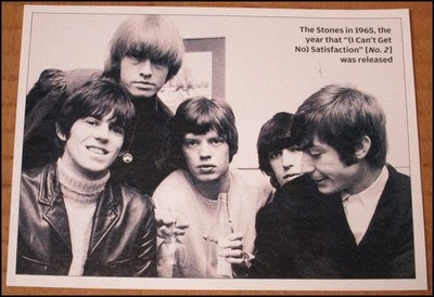 2004 The Rolling Stones in 1965 RS Clipping Photo Mick Jagger Keith Richards
