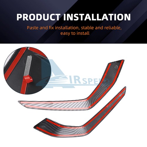 Fits For BMW X3 G45 2025-26 Car Rear Fog Lamp Corner Cover Trim Carbon Fiber ABS - Picture 5 of 9