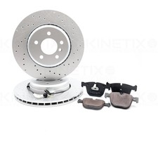 PASTILLAS DE FRENO TRASERAS PERFORADAS DEPORTIVAS PARA BMW SERIE 6 635d E63 E64 M 345mm