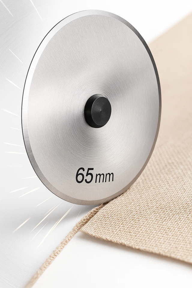 Cuchillas de corte rotativas Fiskars 65 mm - Paquete de 3 repuestos para corte de tela Foto 4 de 4