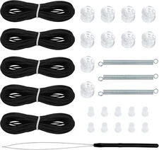 RV Blinds Repair Kit for Camper Window, Pleated RV Shade Repair Kit, Camper B
