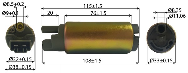 Kraftstoff Benzinpumpe Piaggio Beverly Cruiser 500 2007 2008 2009-image