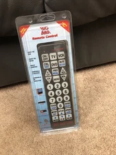 Hy-Tek USA Big Button Remote Control New Sealed Buttons Lite Up BW1220US