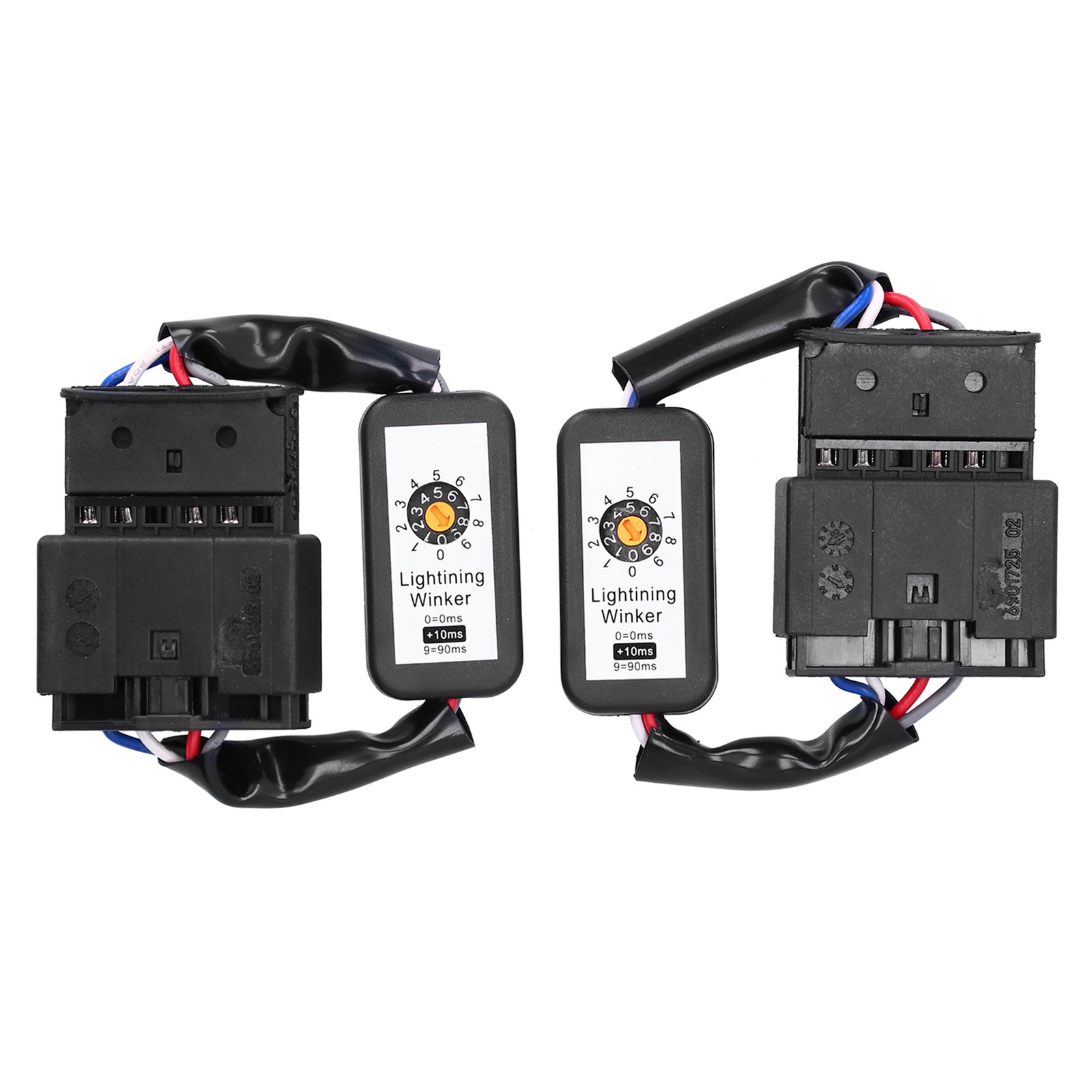 Pair LED Tail Lights Dynamic Turn Signal Adapter Harness Blinker Module Kit For