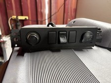 97-01 Jeep Cherokee Xj Switch Panel No Fogs Oem Wiper Power W Plugs Cigarette