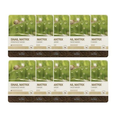 SCINIC Snail Matrix Essence Mask 20ml x 10 Stück