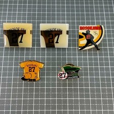 Toru Hosokawa Fukuoka SoftBank Hawks Pins Baseball Badge Used FFB