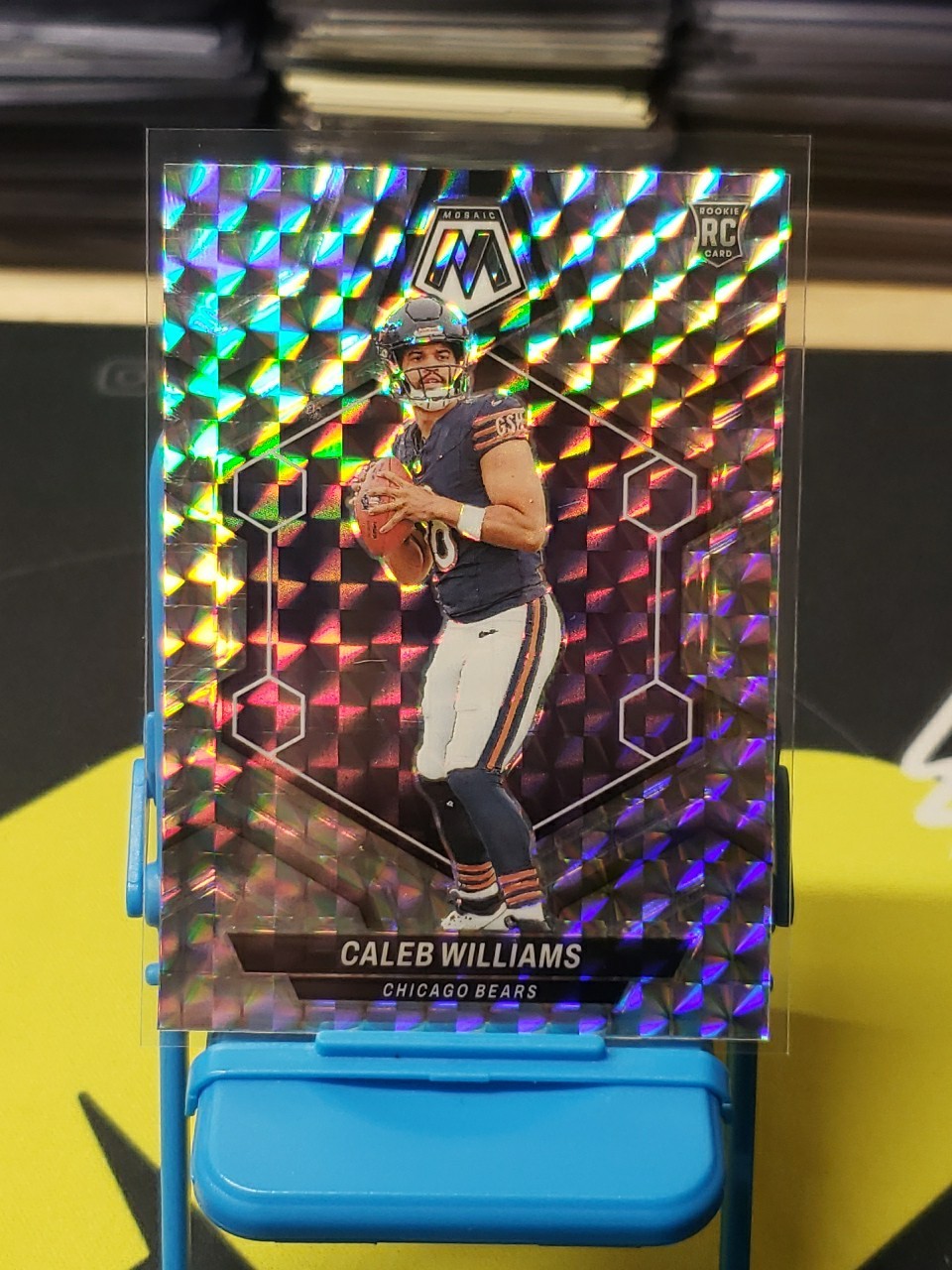 2024 Panini Mosaic Caleb Williams Silver Mosaic Rookie Bears #301