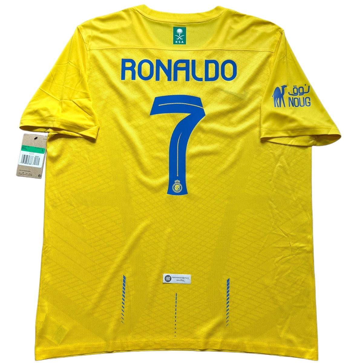 2023/24 Al Nassr Authentic Home Jersey #7 Ronaldo XL Nike Player