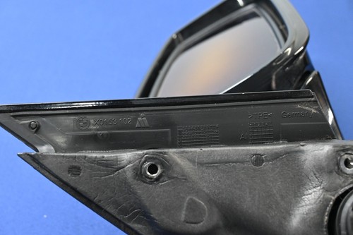 2011-2013 BMW F10 5 Series Right Passenger Side View Mirror Assembly Black* OEM - Picture 8 of 10