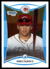 Mike DeJesus 2008 Bowman Chrome #BCP224 Reds MLB READ FREE SHIPPING AutographDen