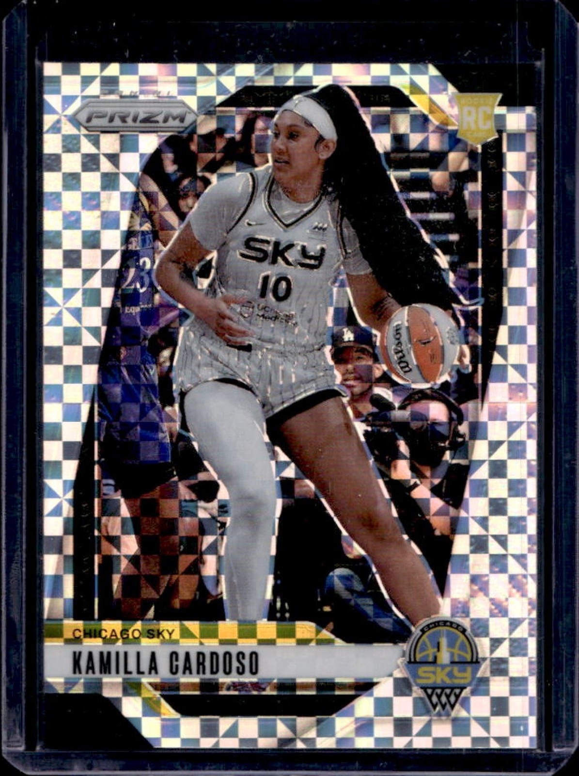 2024 Panini WNBA Prizm Kamilla Cardoso RC Checkerboard Rookie #93 Sky