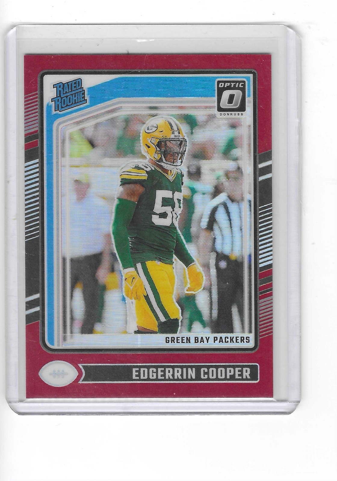 2024 Panini Donruss Optic - Rated Rookie Edgerrin Cooper #231 Red Holo /125