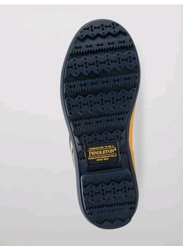 Stivali da pioggia alti nuovi senza scatola Pendleton Bridger Stripe Navy oro cerniera posteriore impermeabili - Foto 6 di 17