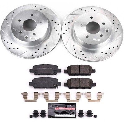 Power Stop K8062 Z23 Daily Driver Brake Pad and Z23 Evolution Brake Rotor Kit